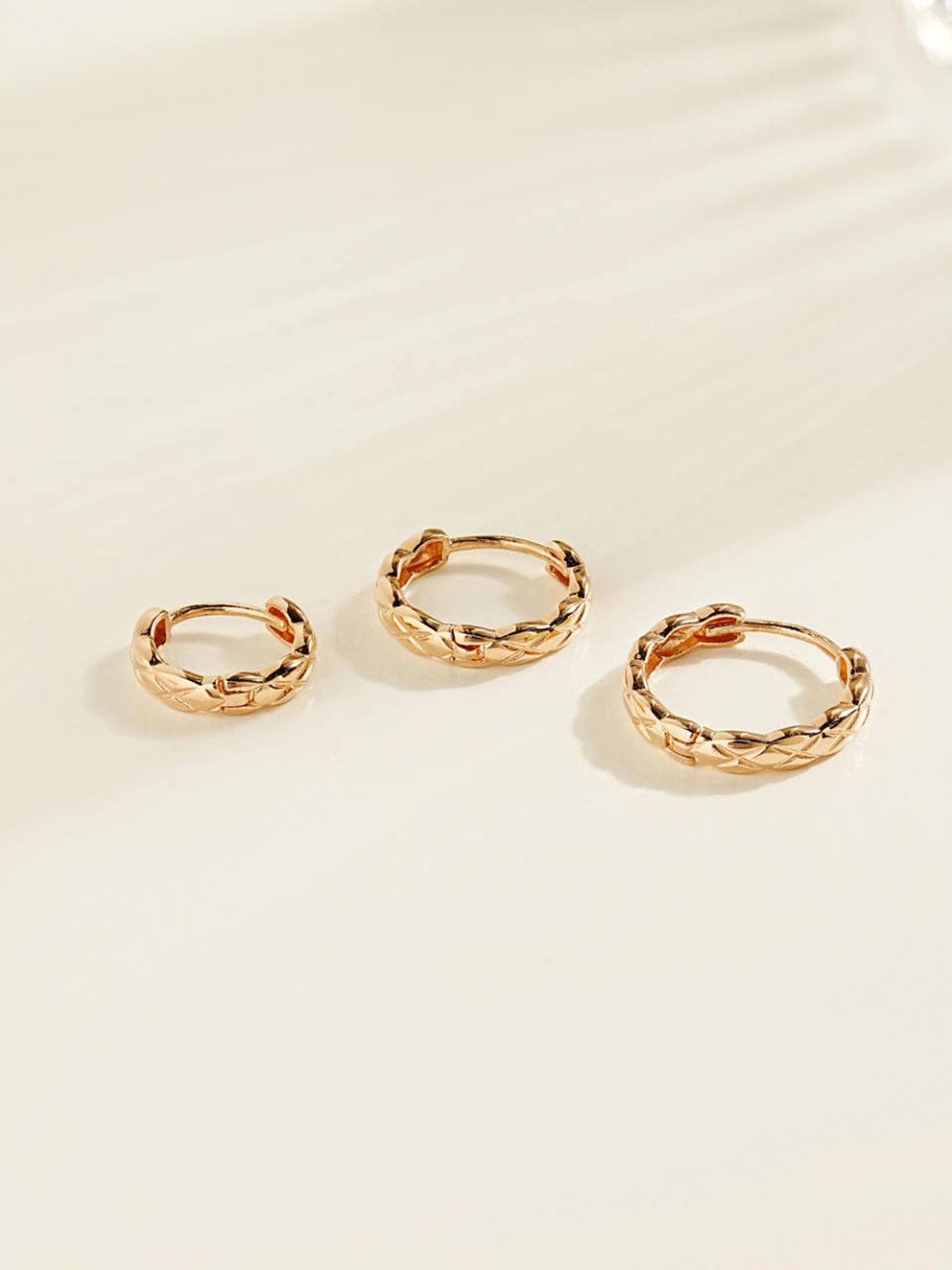 미니멀피어싱(MINIMALPIERCING) 14K 18K 글로우 원터치 링 귀걸이 S,M,L