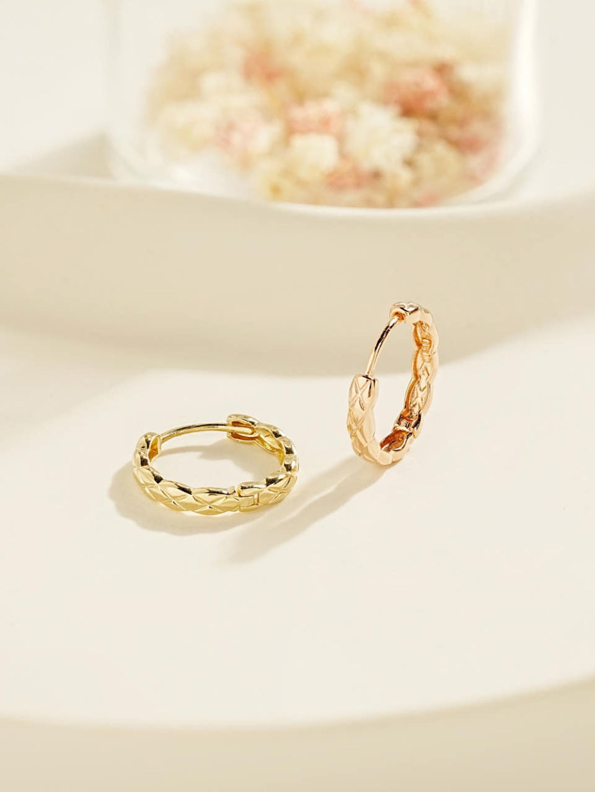 미니멀피어싱(MINIMALPIERCING) 14K 18K 글로우 원터치 링 귀걸이 S,M,L