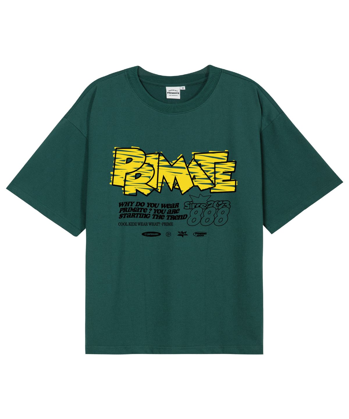 프라임에이트(PRIMATE) [COOL COTTON] FURY 오버핏 반팔티셔츠 6 COLORS