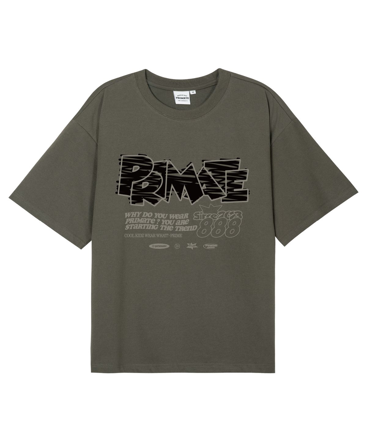 프라임에이트(PRIMATE) [COOL COTTON] FURY 오버핏 반팔티셔츠 6 COLORS