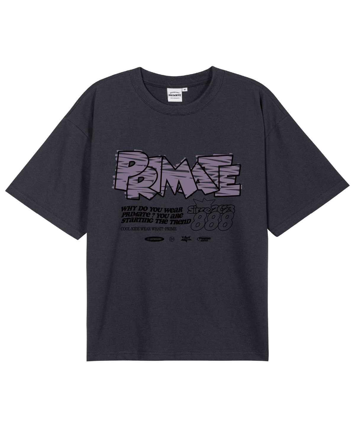 프라임에이트(PRIMATE) [COOL COTTON] FURY 오버핏 반팔티셔츠 6 COLORS