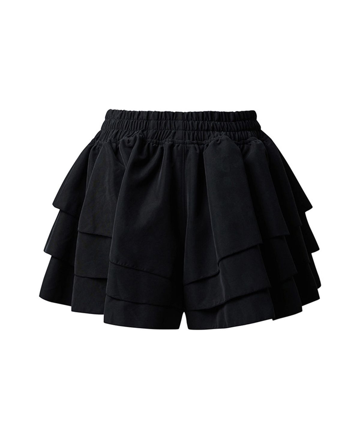 에르에르(ERER) Ruffle shorts Black
