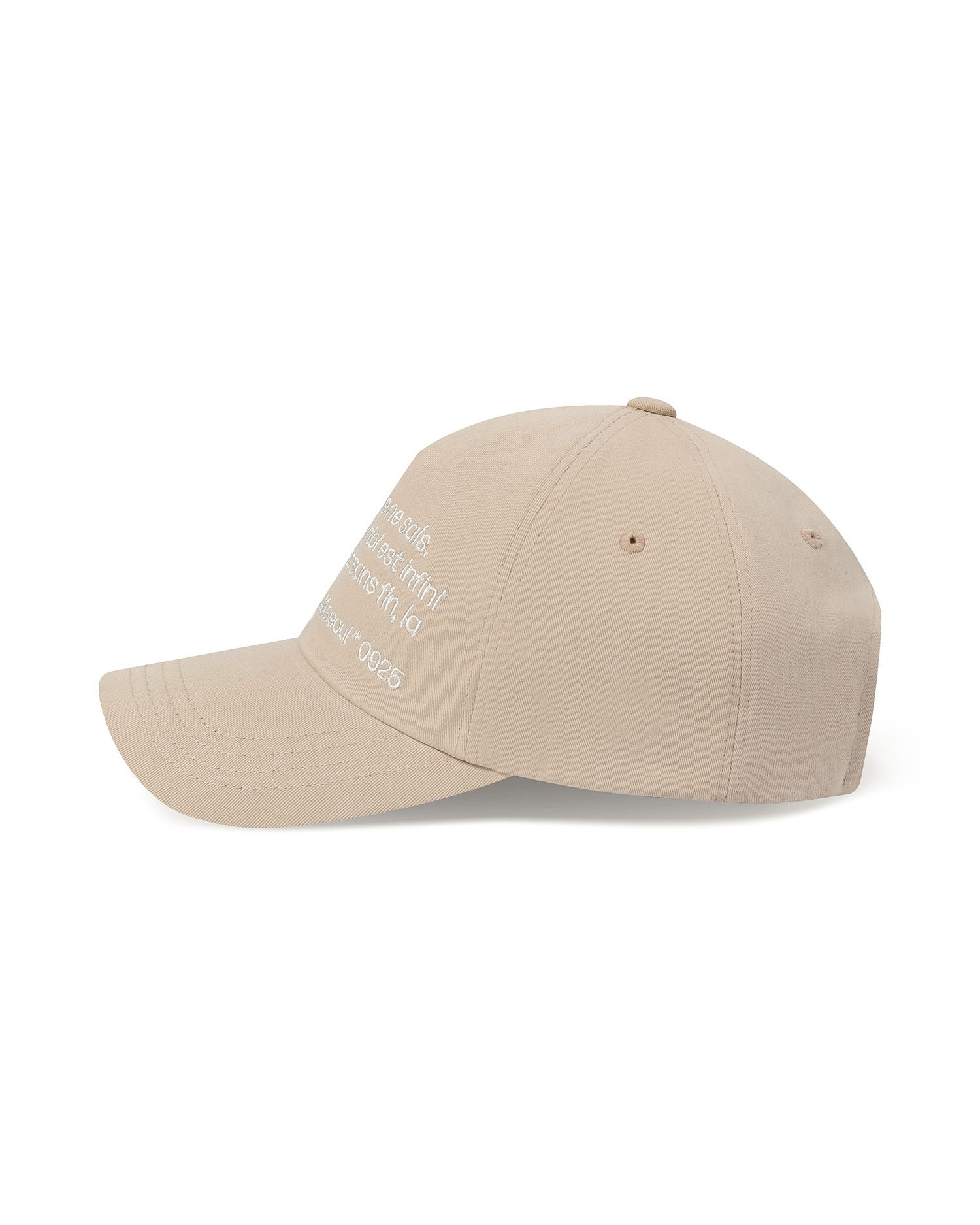 MUSINSA | MISEKI SEOUL Misekiseoul quote ball cap BEIGE