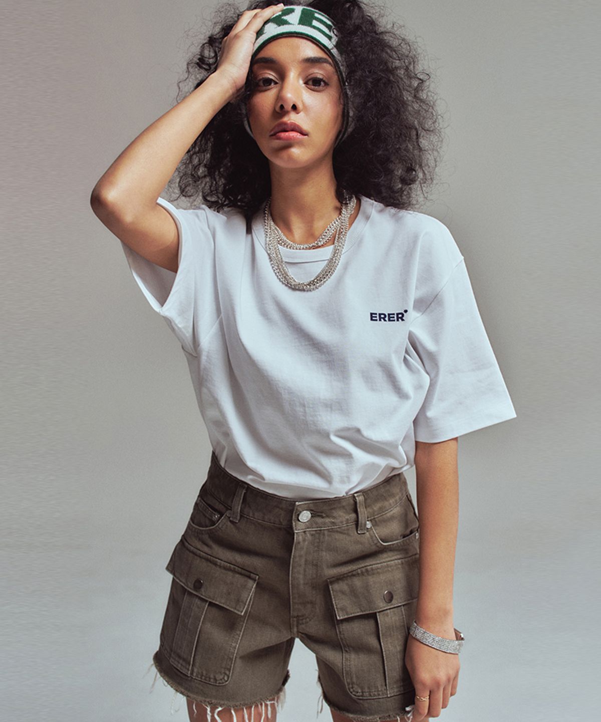 에르에르(ERER) Military shorts Khaki
