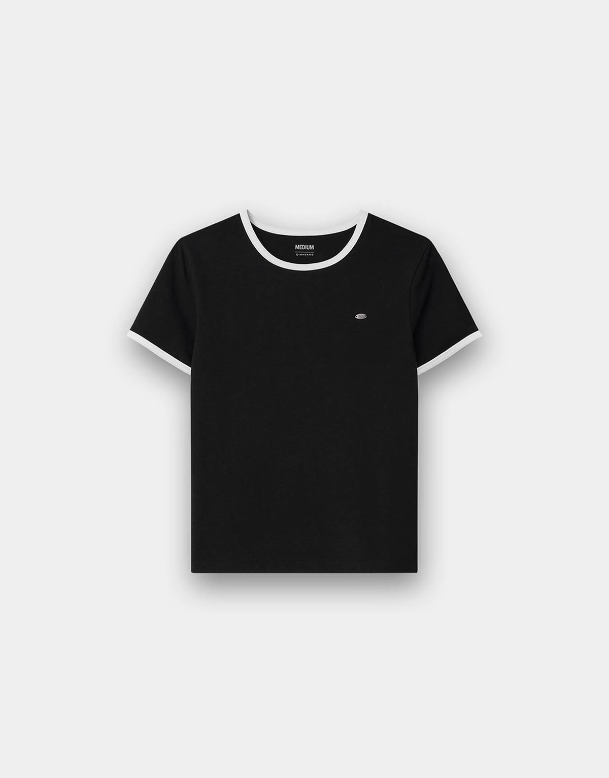 지오다노(GIORDANO) 링거 배색 반팔티 325545 [5color]