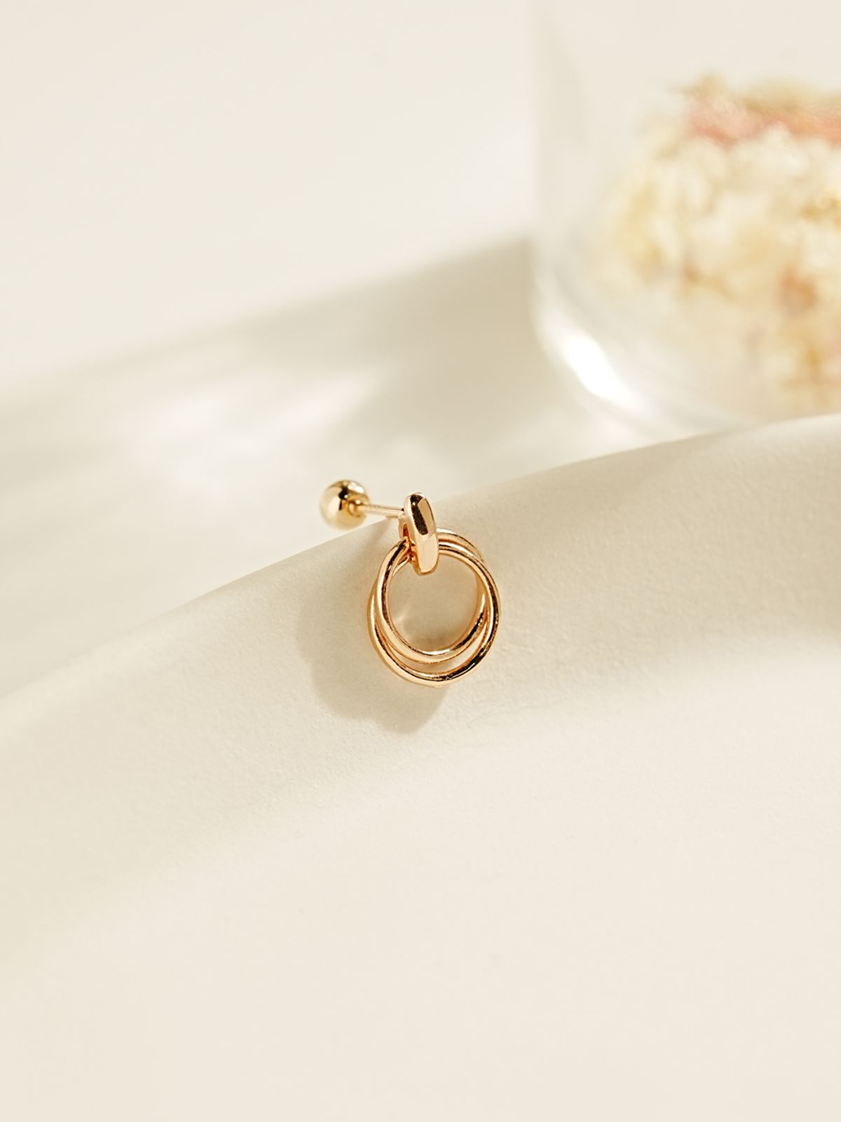 미니멀피어싱(MINIMALPIERCING) 14K 코리올리 피어싱 귀걸이