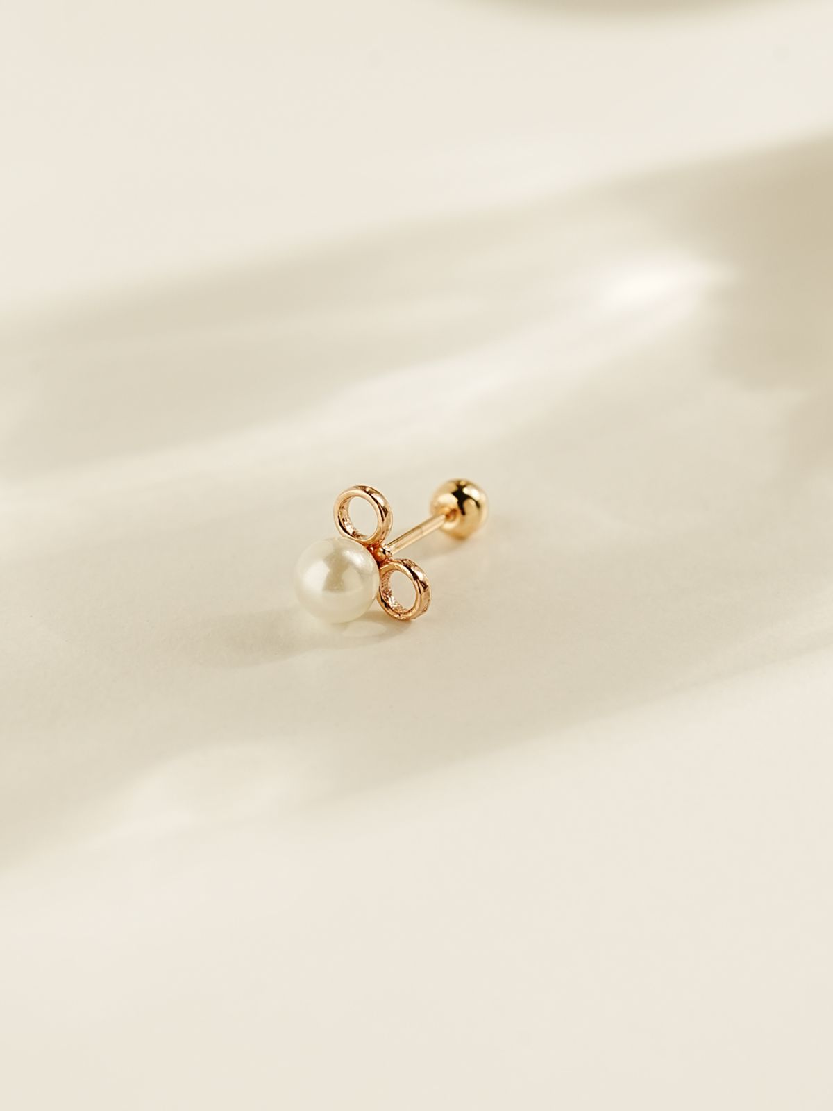 미니멀피어싱(MINIMALPIERCING) 14K 인피니티 마우스 피어싱 귀걸이