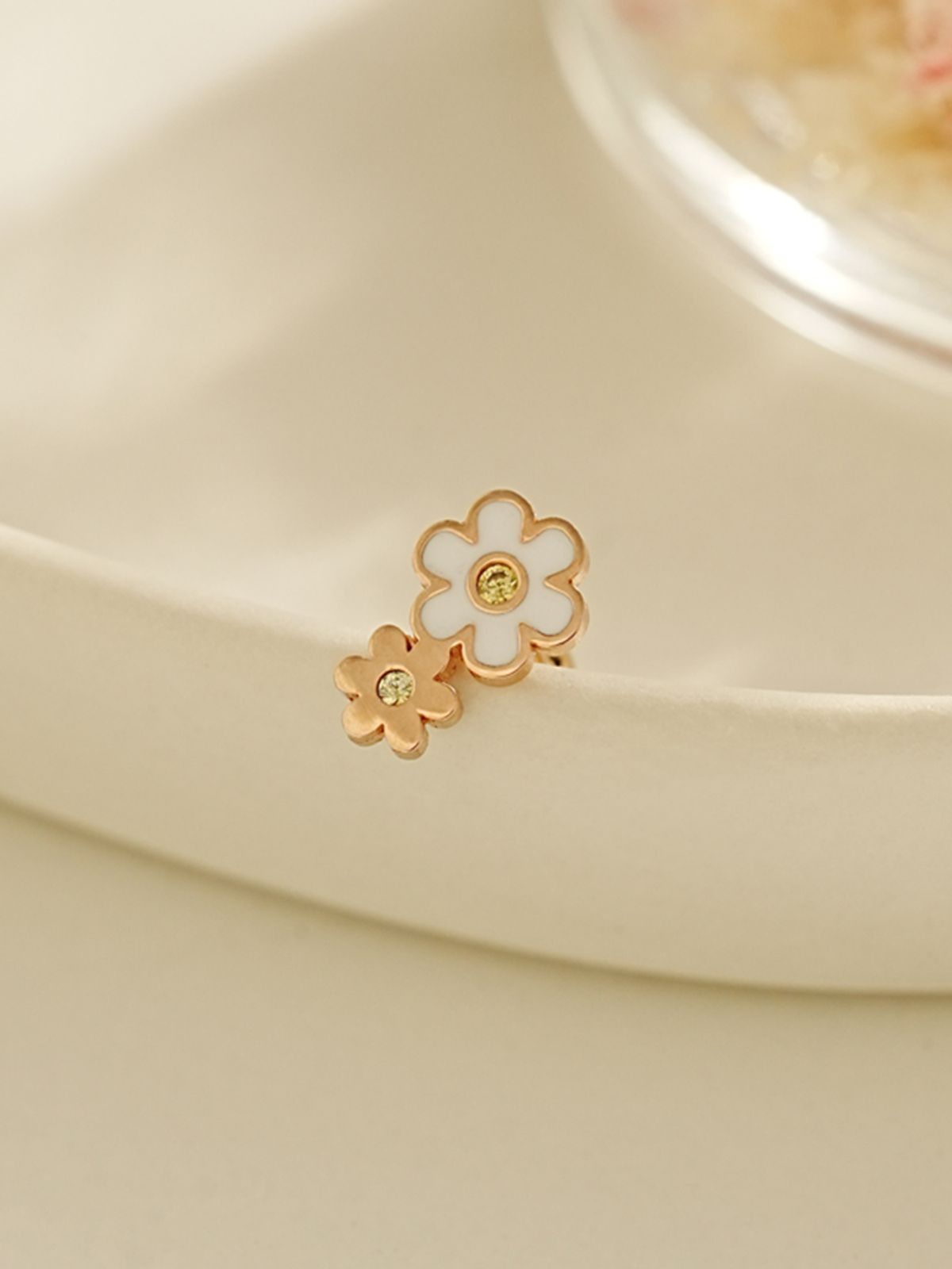 미니멀피어싱(MINIMALPIERCING) 14K 버블 플라워 피어싱 귀걸이