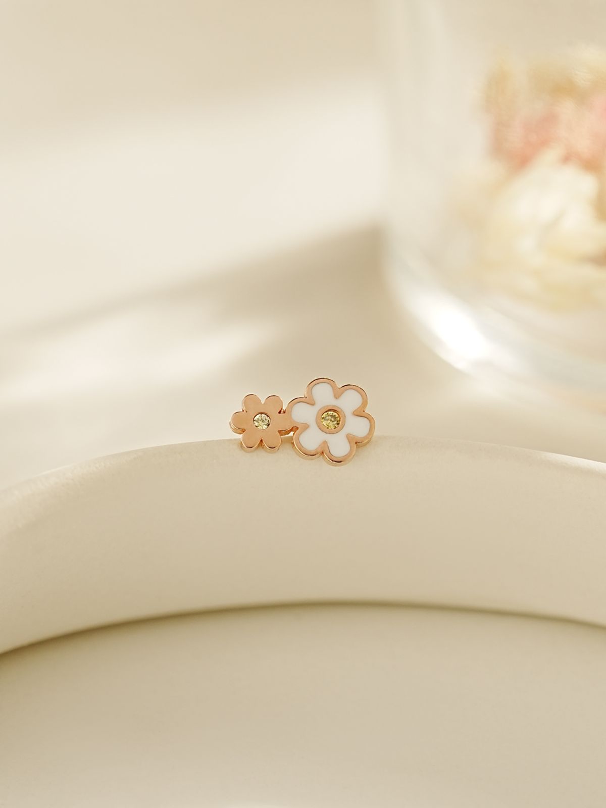미니멀피어싱(MINIMALPIERCING) 14K 버블 플라워 피어싱 귀걸이