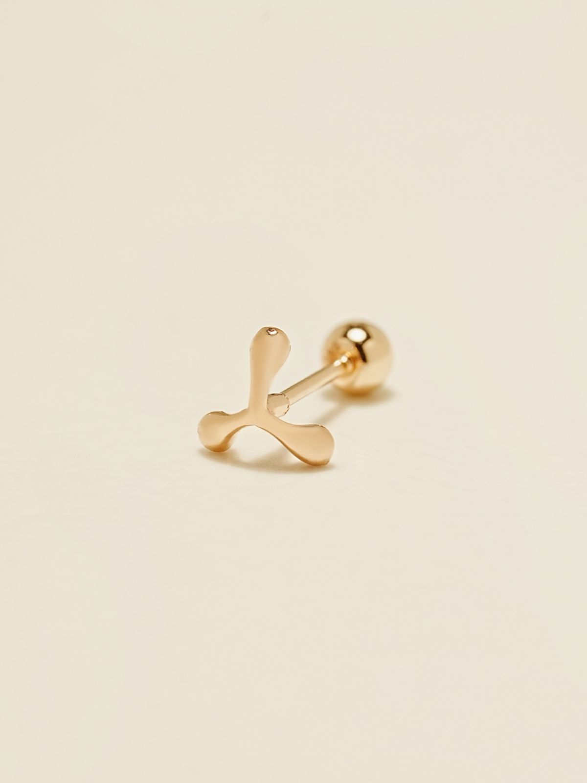 미니멀피어싱(MINIMALPIERCING) 14K 부메랑 피어싱 귀걸이