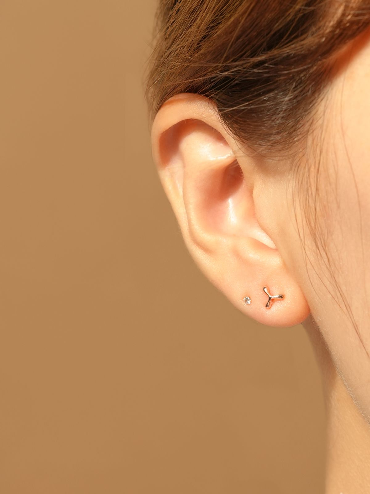 미니멀피어싱(MINIMALPIERCING) 14K 부메랑 피어싱 귀걸이