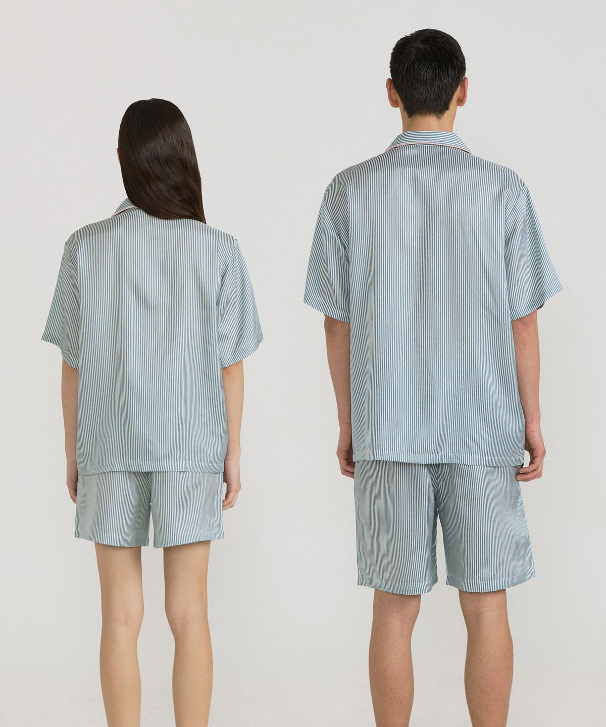 조스라운지(JO'S LOUNGE) [인견] (couple) Ivy Short Pajama Set