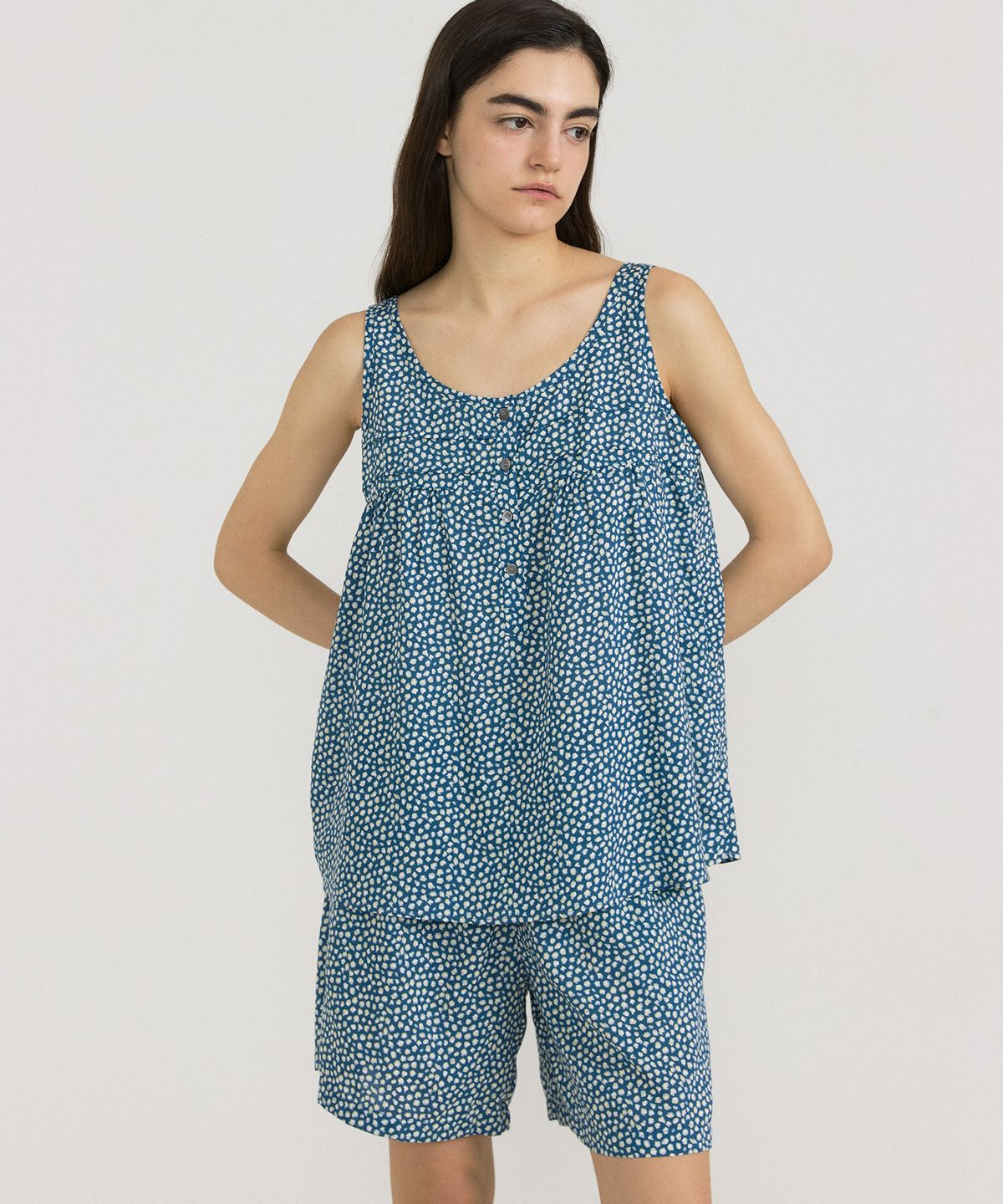 조스라운지(JO'S LOUNGE) [모달100] (couple) Kate Short Pajama Set + Two-piece