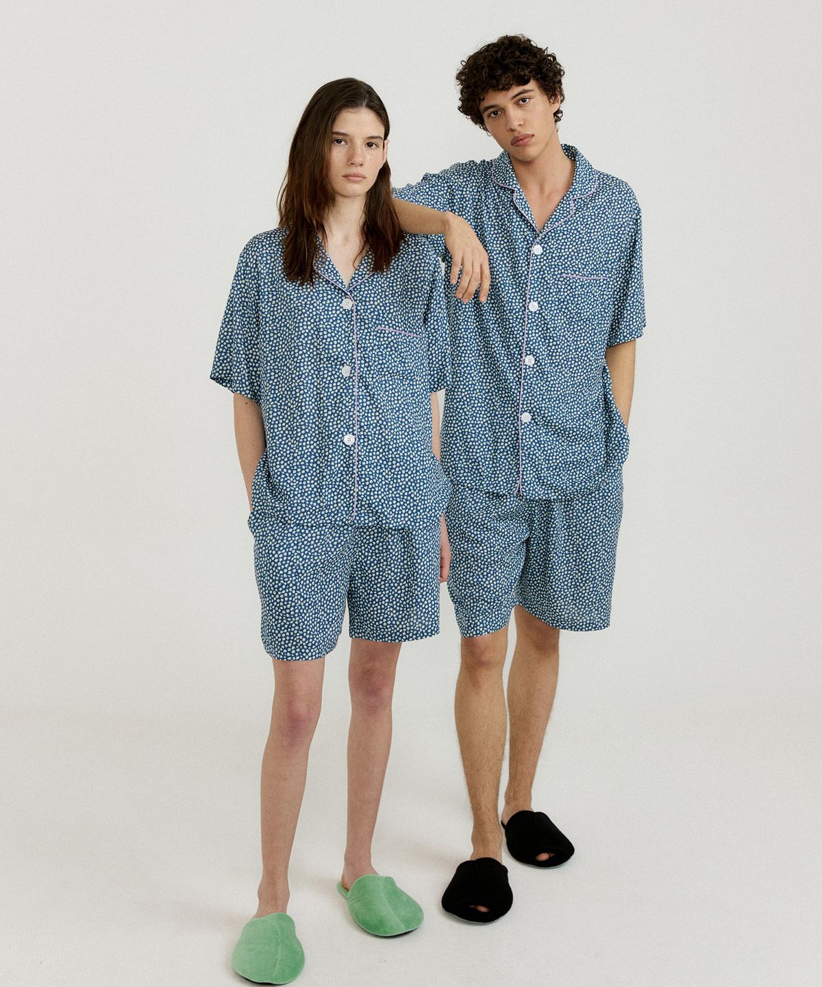 조스라운지(JO'S LOUNGE) [모달100] (couple) Kate Short Pajama Set