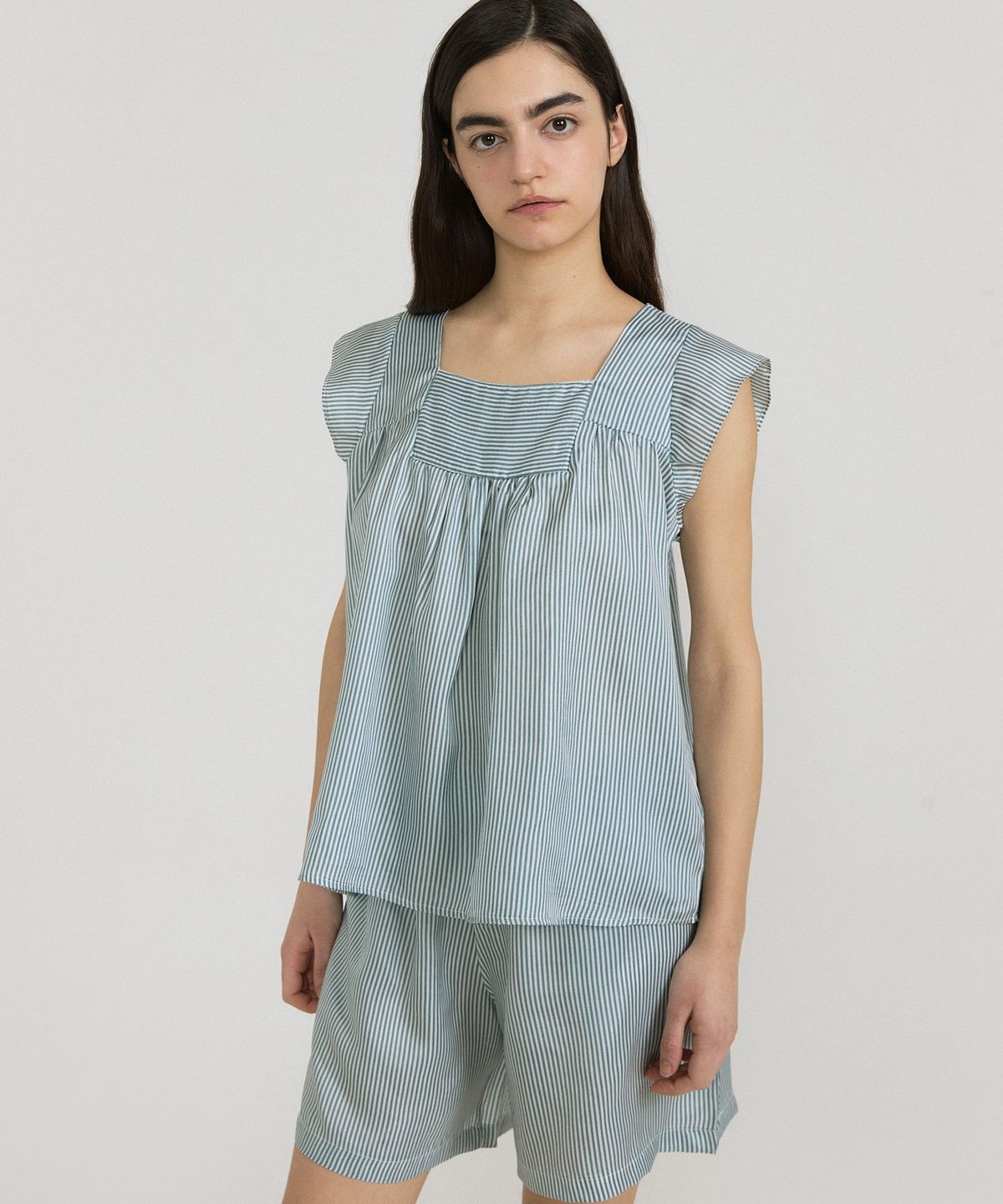 조스라운지(JO'S LOUNGE) [인견] (w) Ivy Sleeveless Lounge Two piece