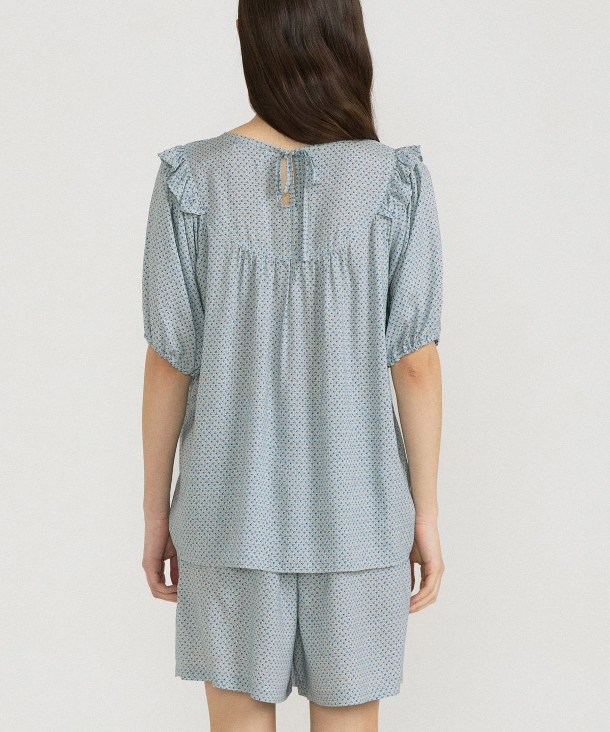 조스라운지(JO'S LOUNGE) [모달100] (w) Luna Short Sleeve Two-piece