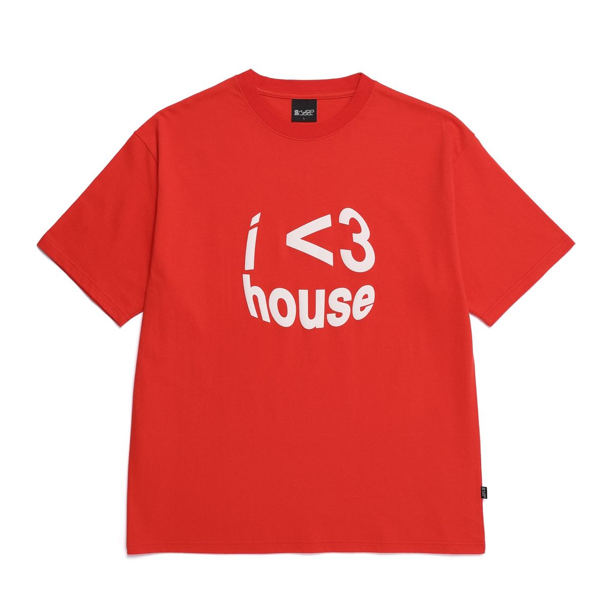 바쥬비쥬(BAJOO BIJOO) I LOVE HOUSE T-SHIRT [RED]
