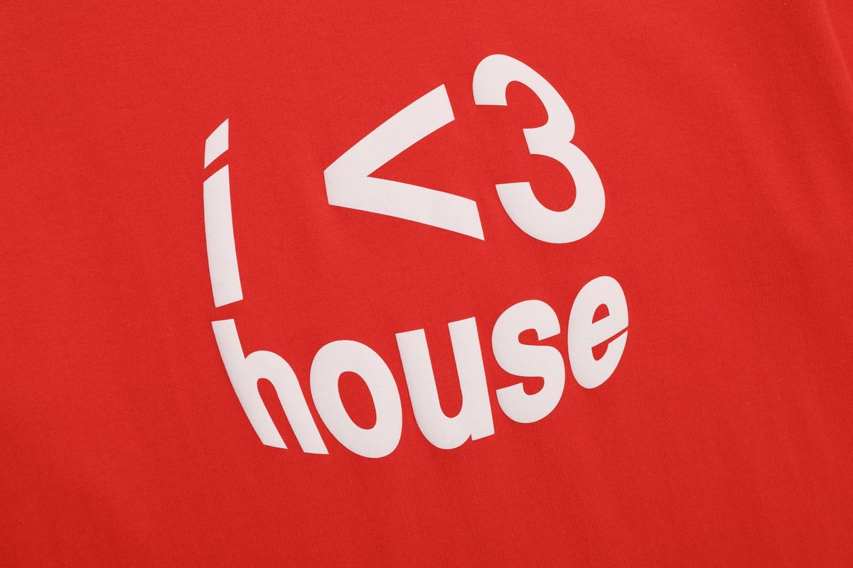 바쥬비쥬(BAJOO BIJOO) I LOVE HOUSE T-SHIRT [RED]