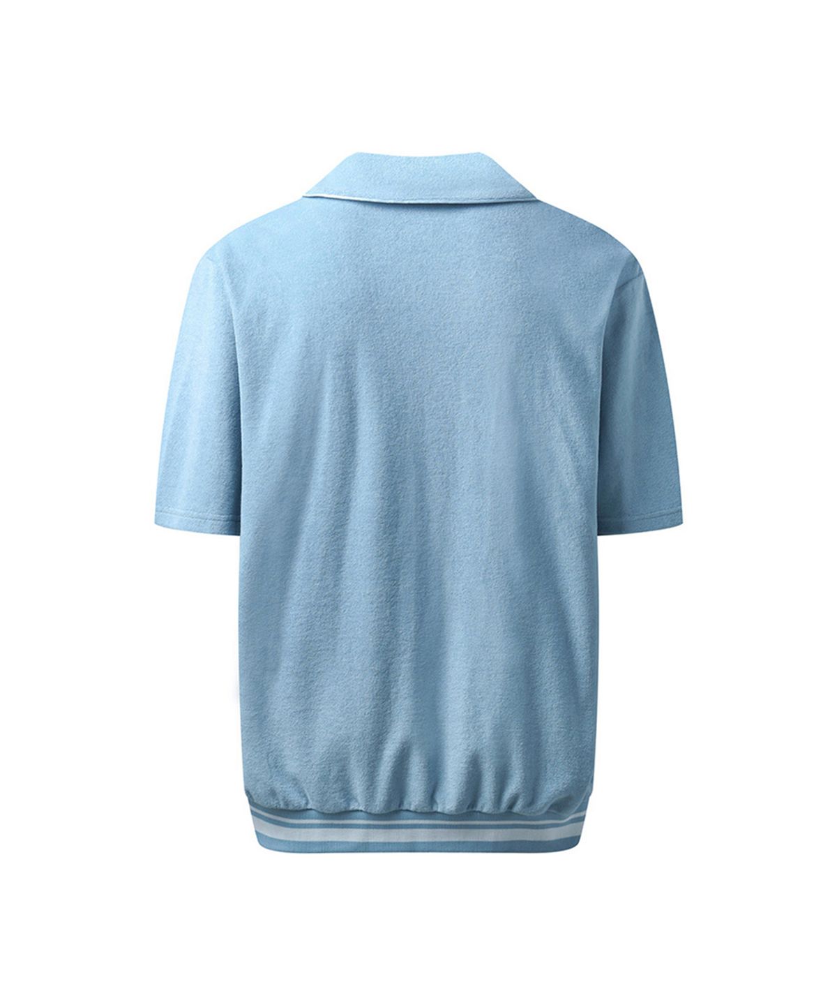 에르에르(ERER) Men Towel collar t-shirt Sky blue