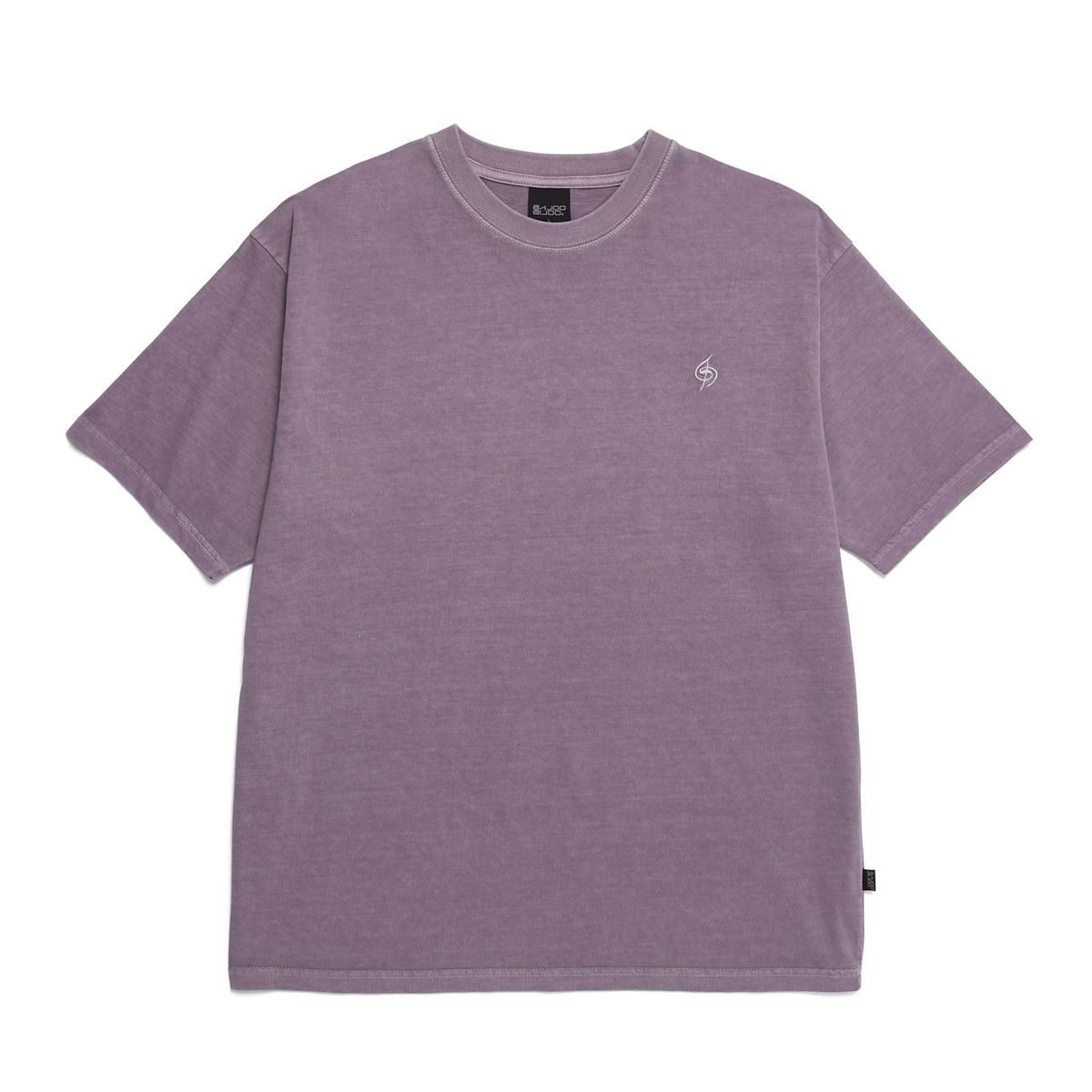 바쥬비쥬(BAJOO BIJOO) LOGO PIGMENT T-SHIRT [PURPLE]