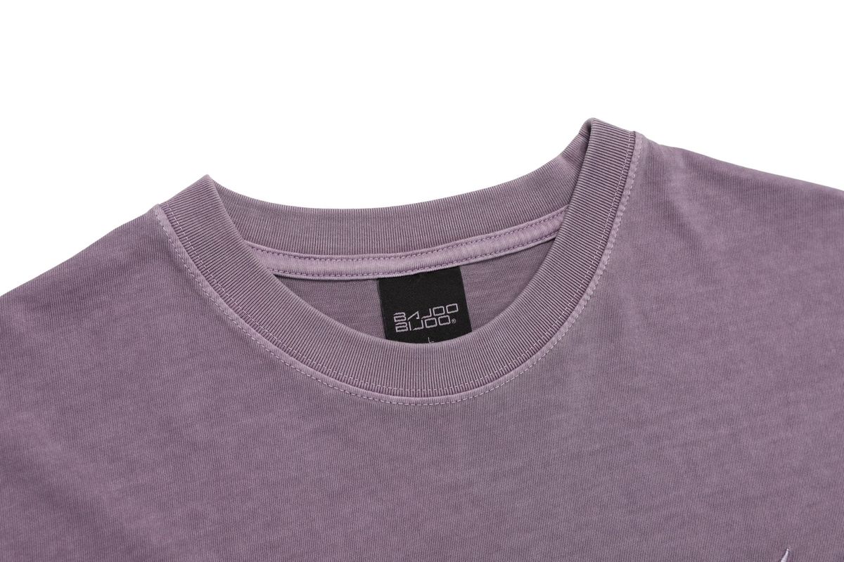 바쥬비쥬(BAJOO BIJOO) LOGO PIGMENT T-SHIRT [PURPLE]
