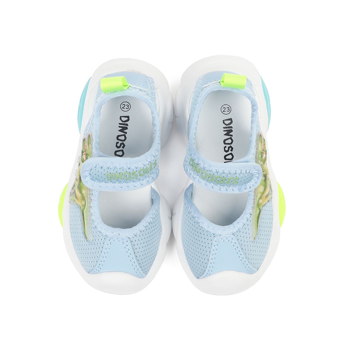 다이노솔즈(DINOSOLES) 티렉스 플로트 샌들 라이트블루
