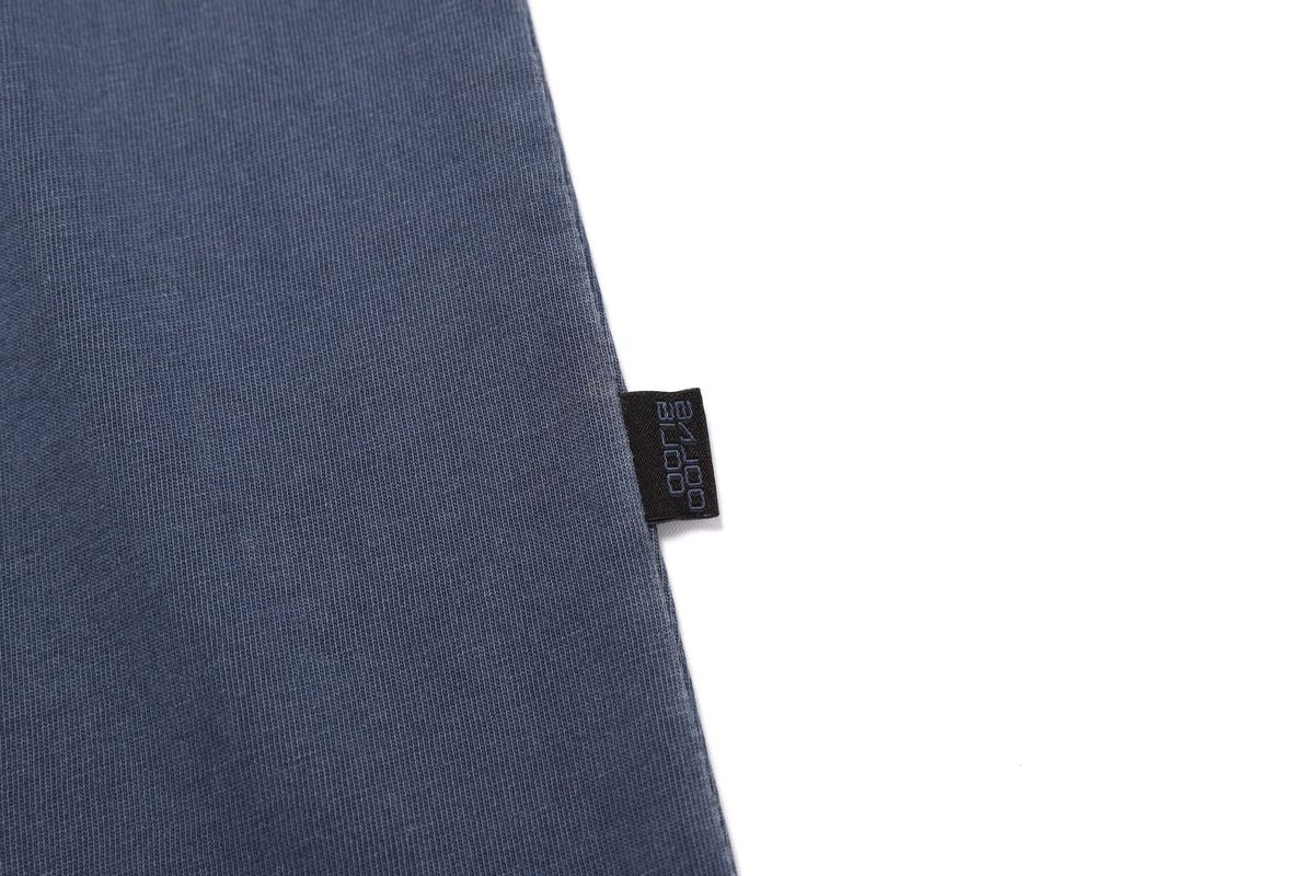 바쥬비쥬(BAJOO BIJOO) LOGO PIGMENT T-SHIRT [BLUE]