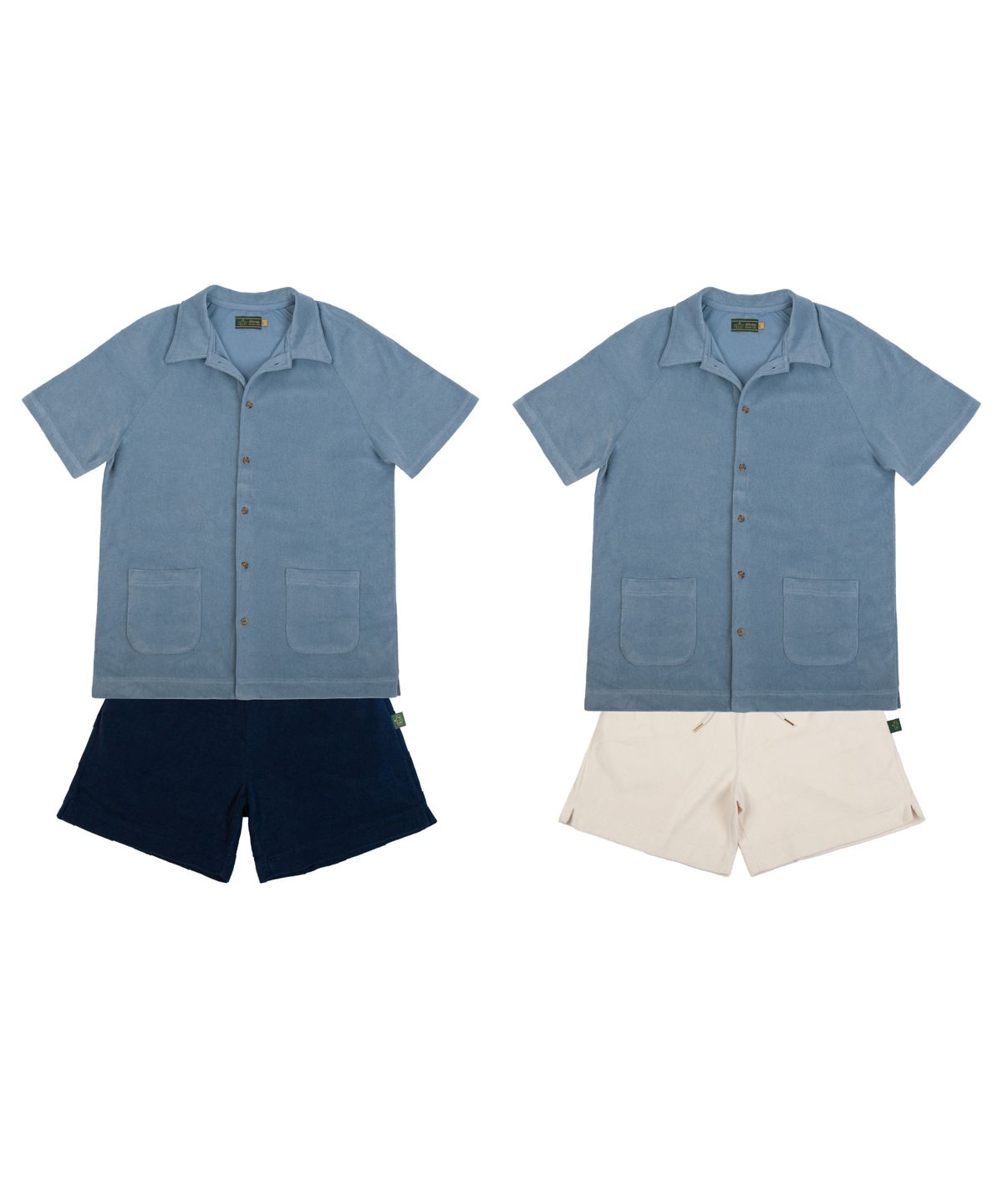 세러데이 레저 클럽(SATURDAY LEISURE CLUB) Leisure Raglan Terry Shirt (Unisex) - Sky Blue