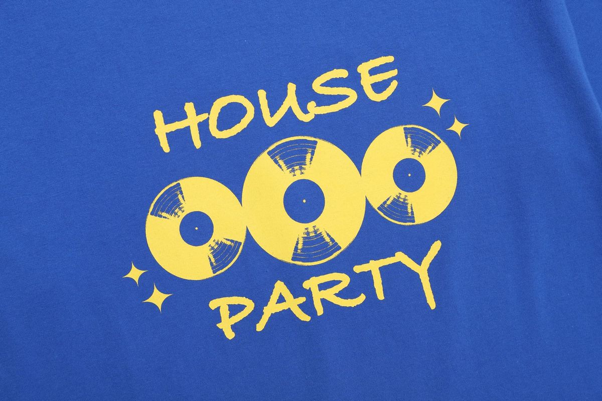 바쥬비쥬(BAJOO BIJOO) HOUSE PARTY T-SHIRT [BLUE]