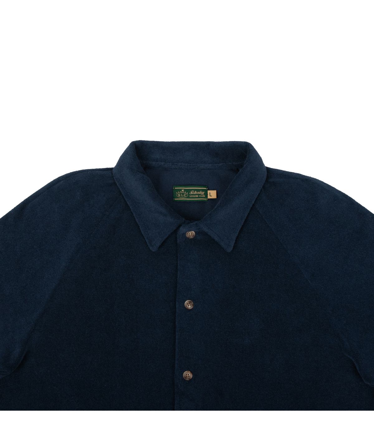 세러데이 레저 클럽(SATURDAY LEISURE CLUB) Leisure Raglan Terry Shirt (Unisex) - Dark Navy