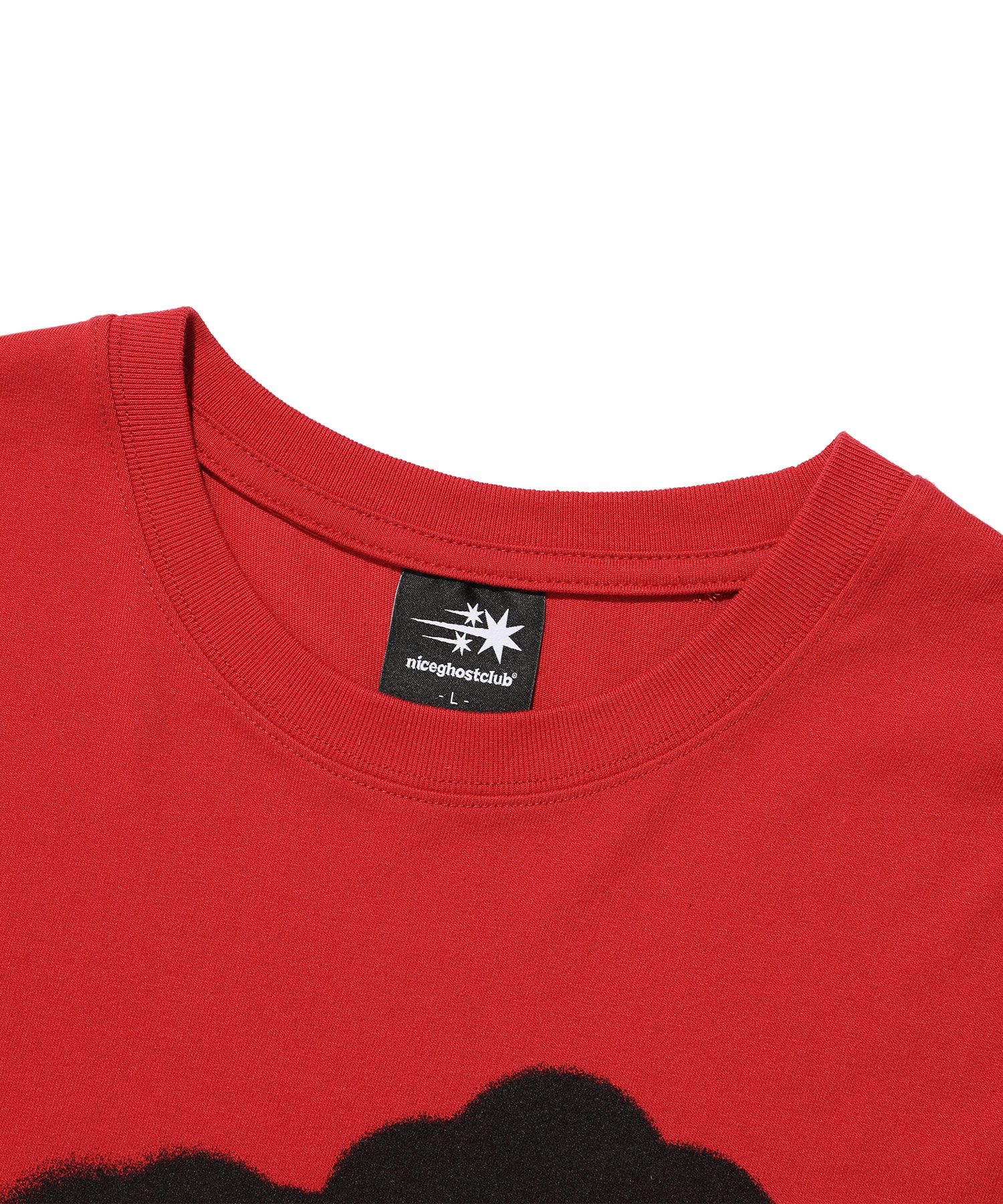 Tシャツ・カットソー [NICEGHOSTCLUB]BABY ANGEL SILHOUETTE TEE_BLACK(NG2FMUT517A baby angel silhouette tee[black] - niceghostclub