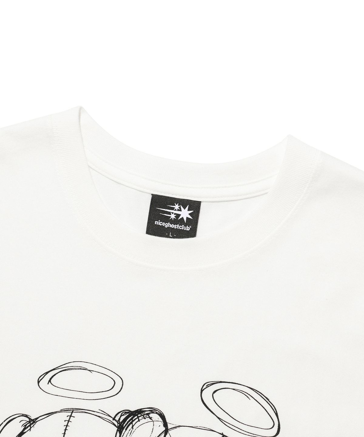 나이스고스트클럽(NICEGHOSTCLUB) COTTON DOLL ANGEL TEE_WHITE(NG2FMUT518A)