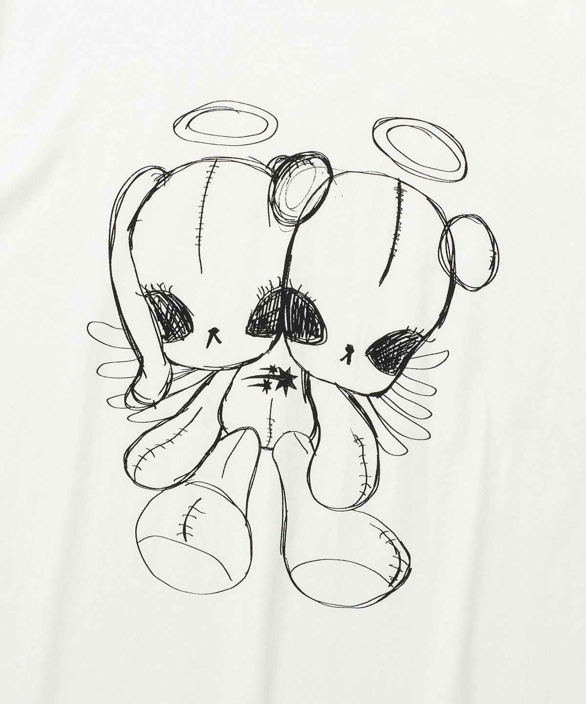 나이스고스트클럽(NICEGHOSTCLUB) COTTON DOLL ANGEL TEE_WHITE(NG2FMUT518A)