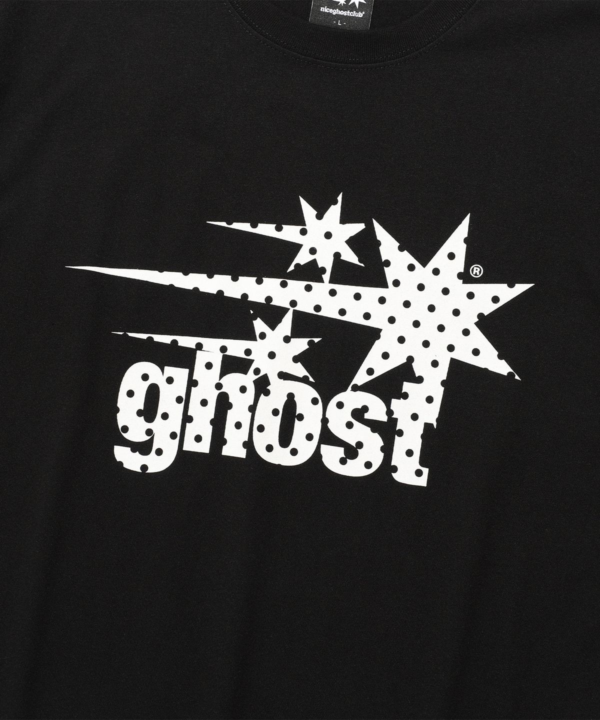 나이스고스트클럽(NICEGHOSTCLUB) DOT SYMBOL TEE_BLACK(NG2FMUT516A)