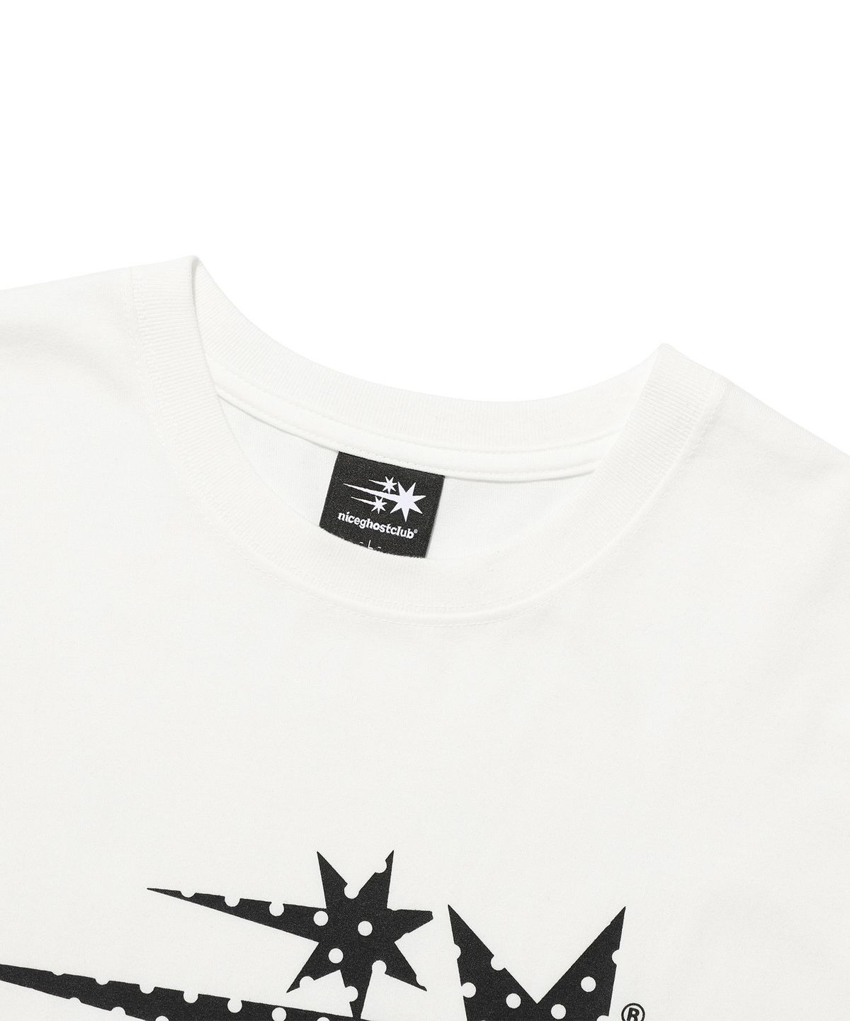 나이스고스트클럽(NICEGHOSTCLUB) DOT SYMBOL TEE_WHITE(NG2FMUT516A)