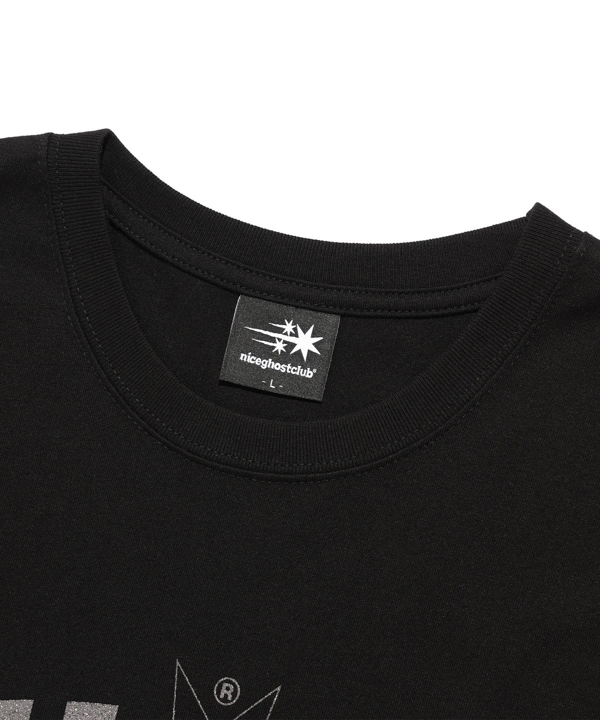나이스고스트클럽(NICEGHOSTCLUB) GHOST ANGELS TEE_BLACK(NG2FMUT514A)