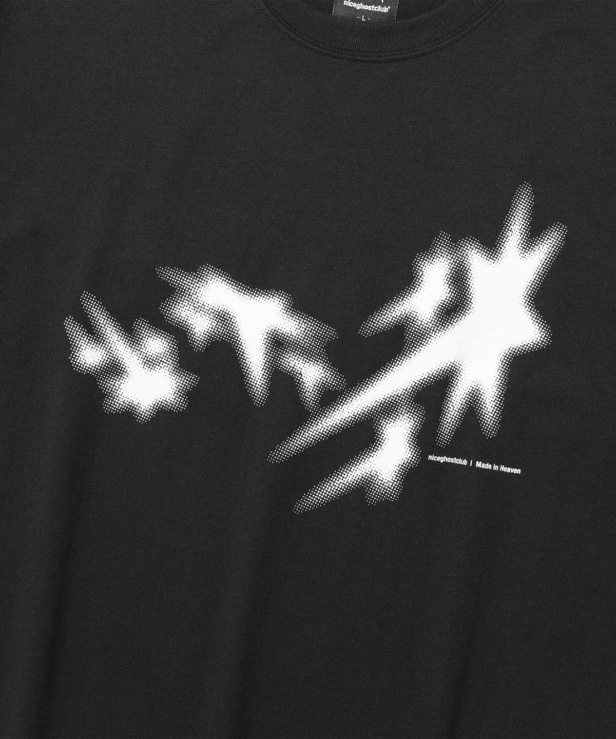 나이스고스트클럽(NICEGHOSTCLUB) HALFTONE SYMBOL TEE_BLACK(NG2FMUT519A)
