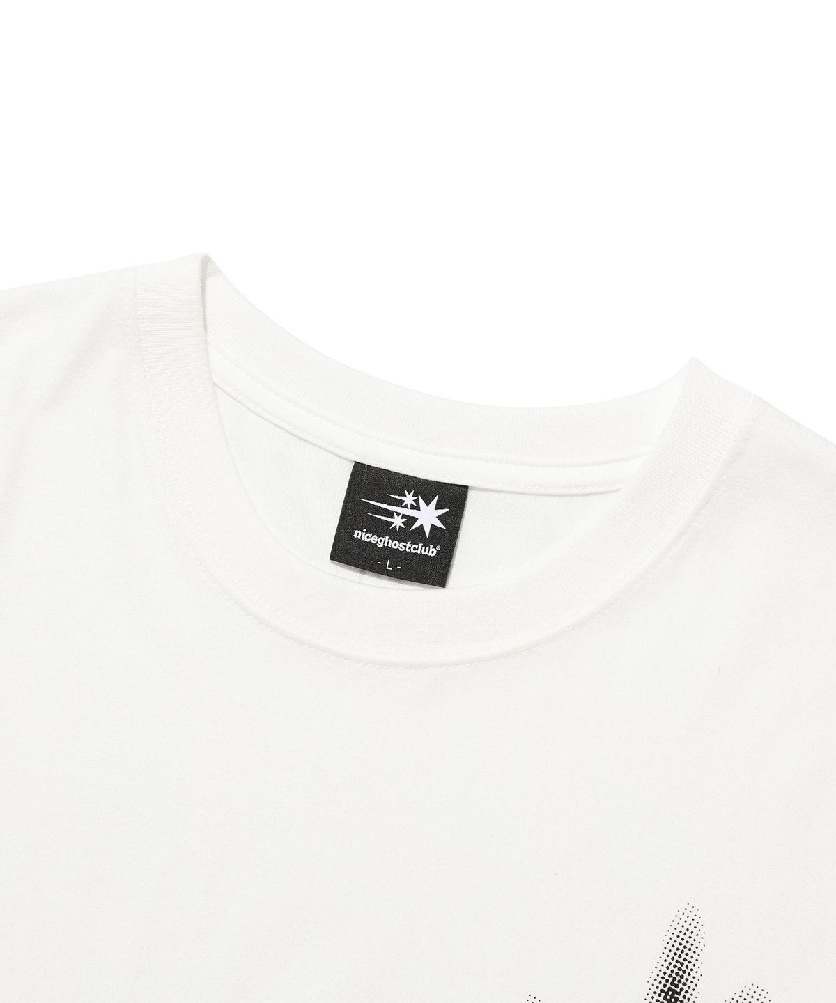 나이스고스트클럽(NICEGHOSTCLUB) HALFTONE SYMBOL TEE_WHITE(NG2FMUT519A)