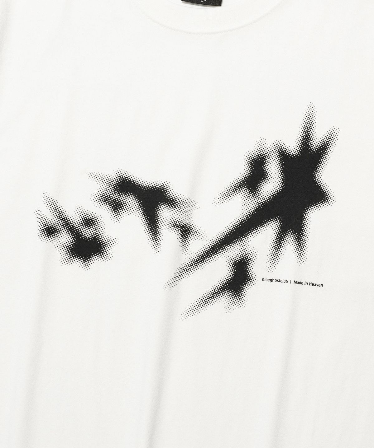 나이스고스트클럽(NICEGHOSTCLUB) HALFTONE SYMBOL TEE_WHITE(NG2FMUT519A)
