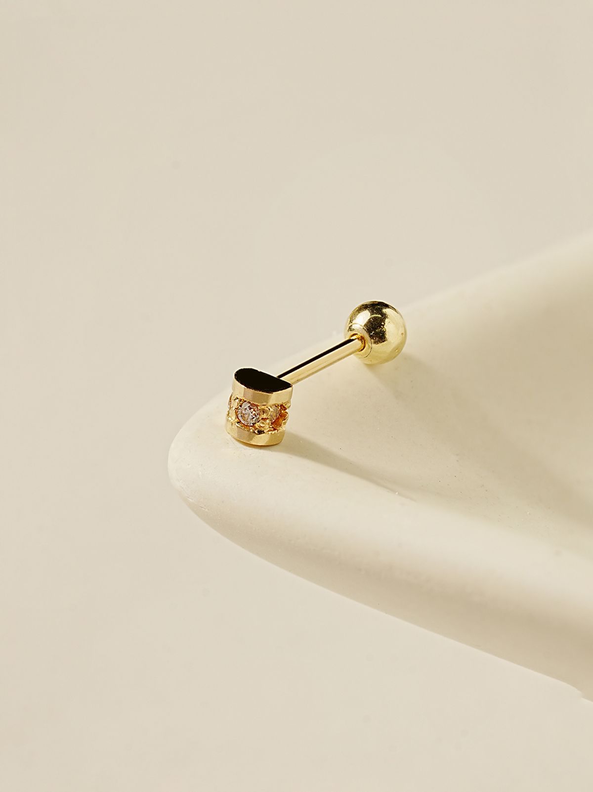 미니멀피어싱(MINIMALPIERCING) 14K 미니 발렌타인 피어싱 귀걸이