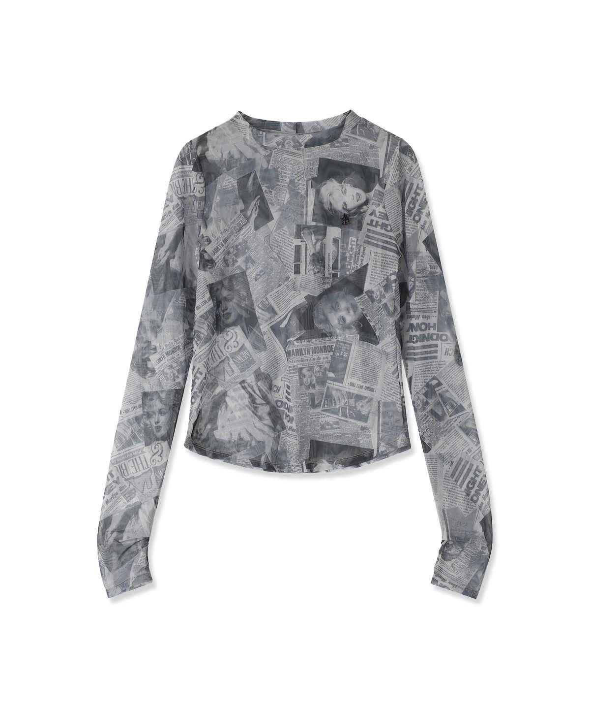 어반드레스(AVANDRESS) Marilyn See-Through Long Sleeve - 2COL