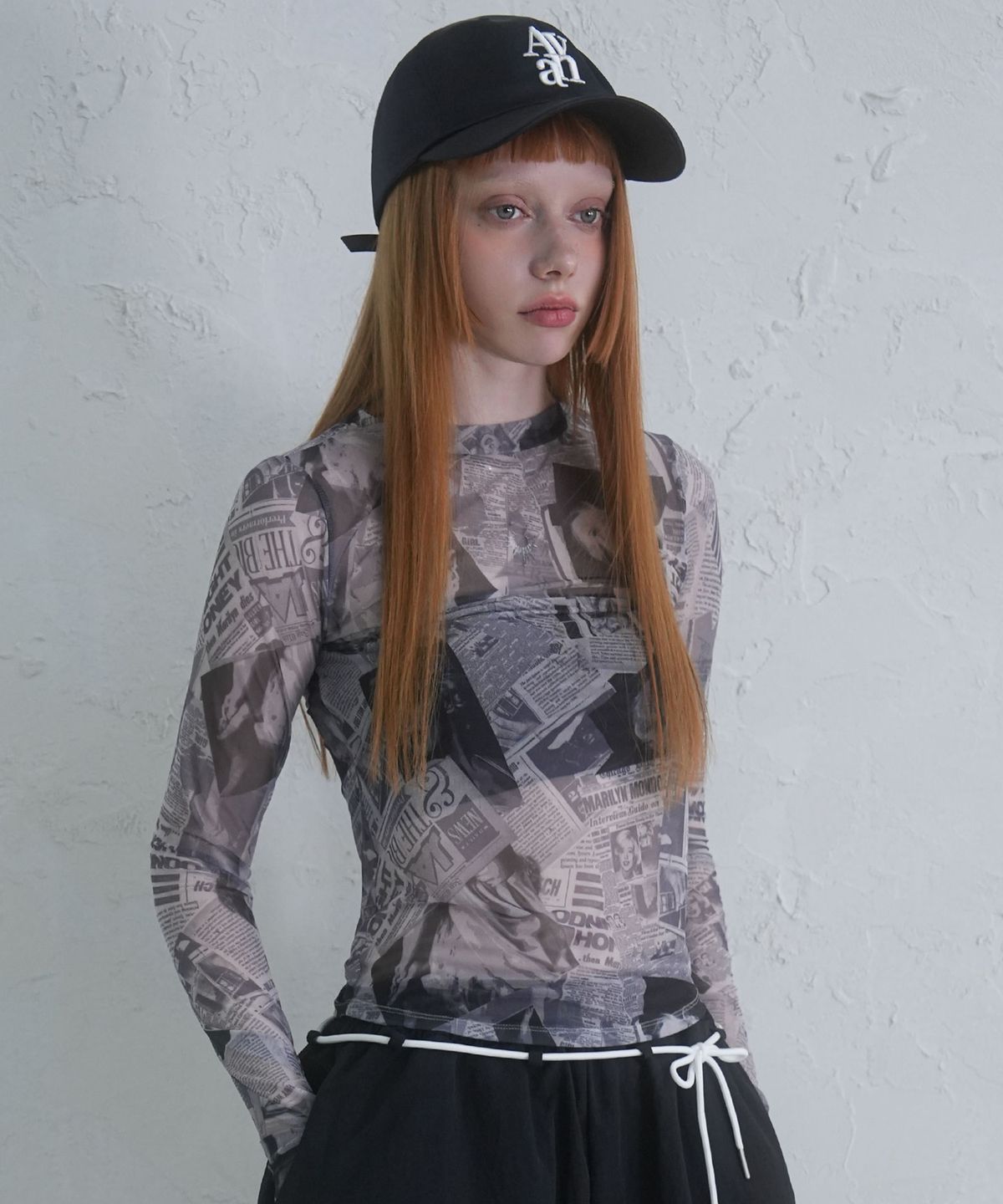 어반드레스(AVANDRESS) Marilyn See-Through Long Sleeve - 2COL