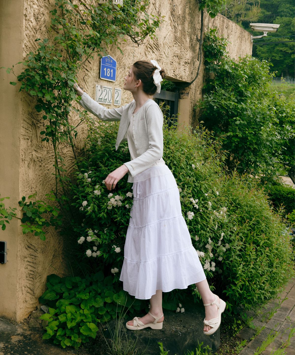 질바이질스튜어트(JILL BY JILLSTUART) [노아] 리본 웨지 샌들 - 2color