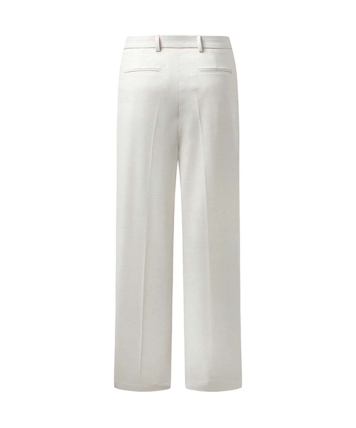 에르에르(ERER) Men High waist slacks Ivory
