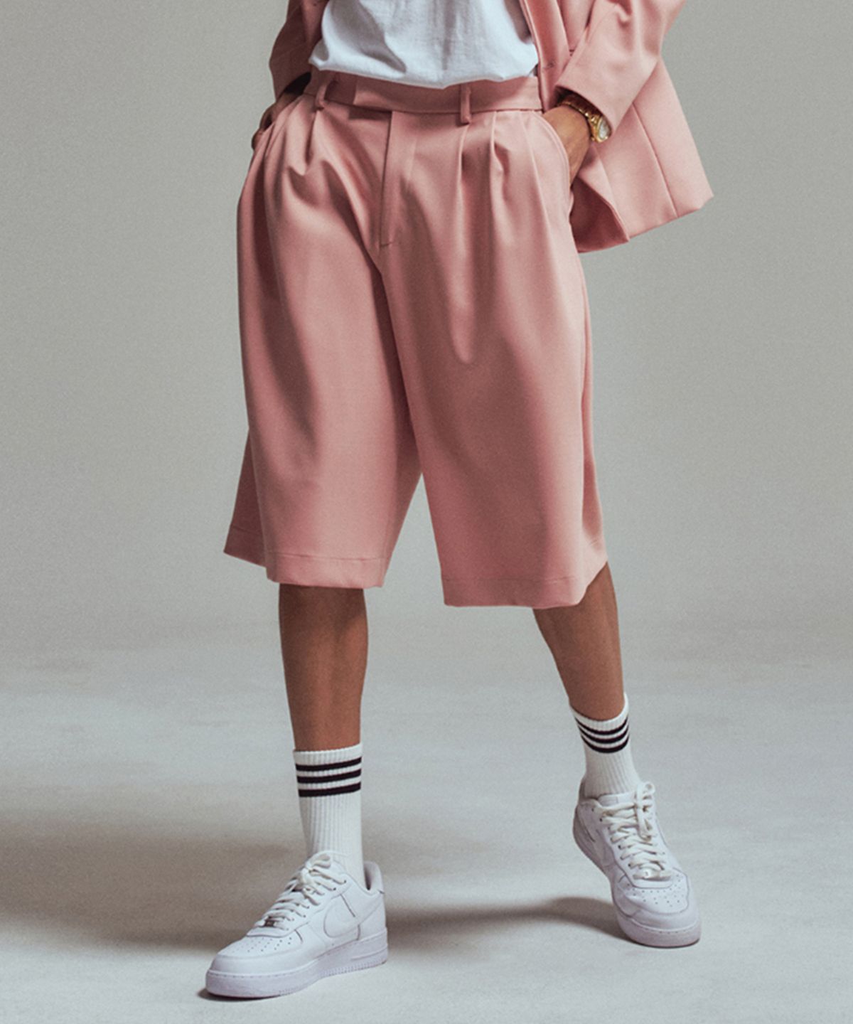 에르에르(ERER) Men Half slacks P Pink