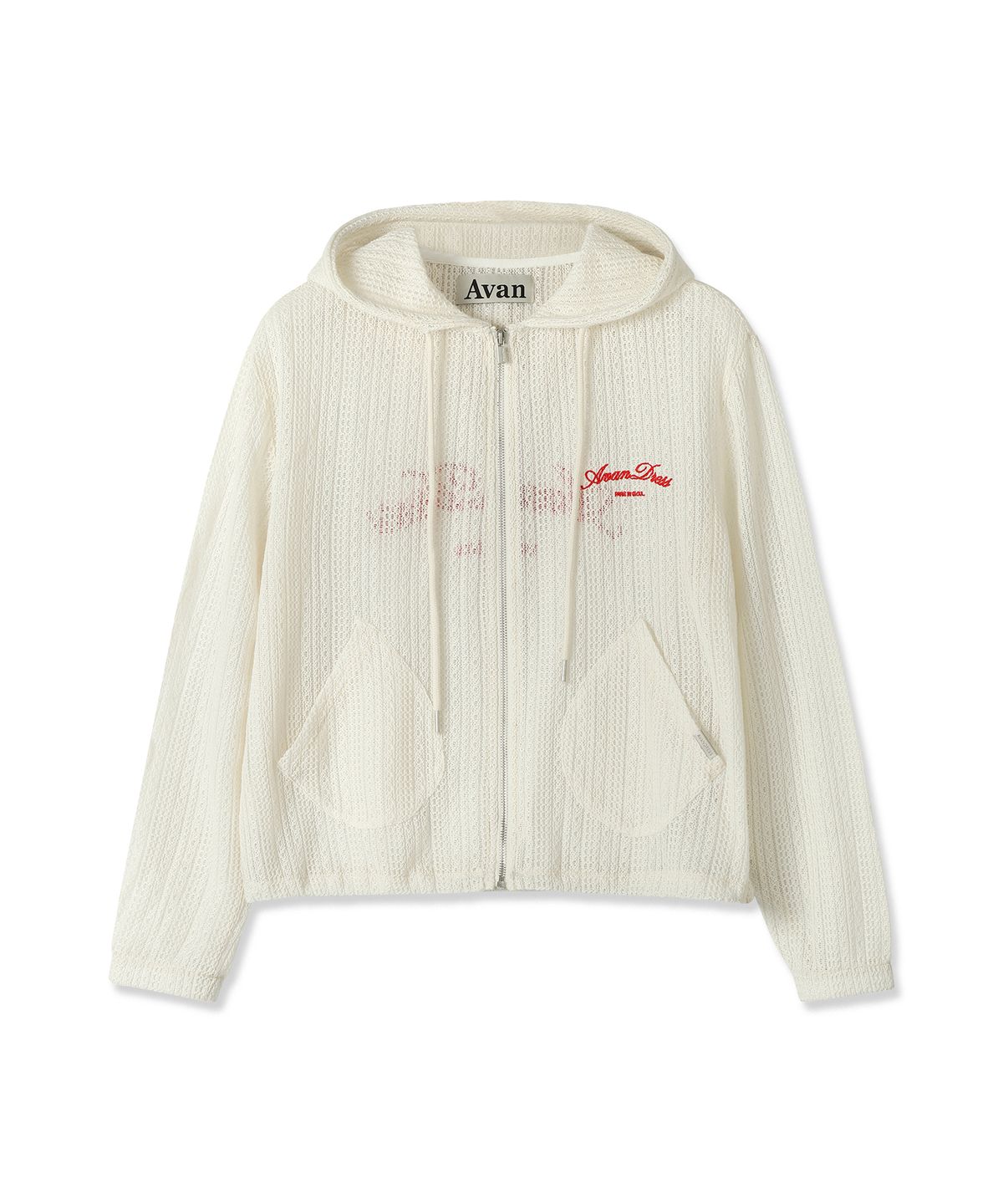 어반드레스(AVANDRESS) Net Lacy Hood Zip-up - 2COL