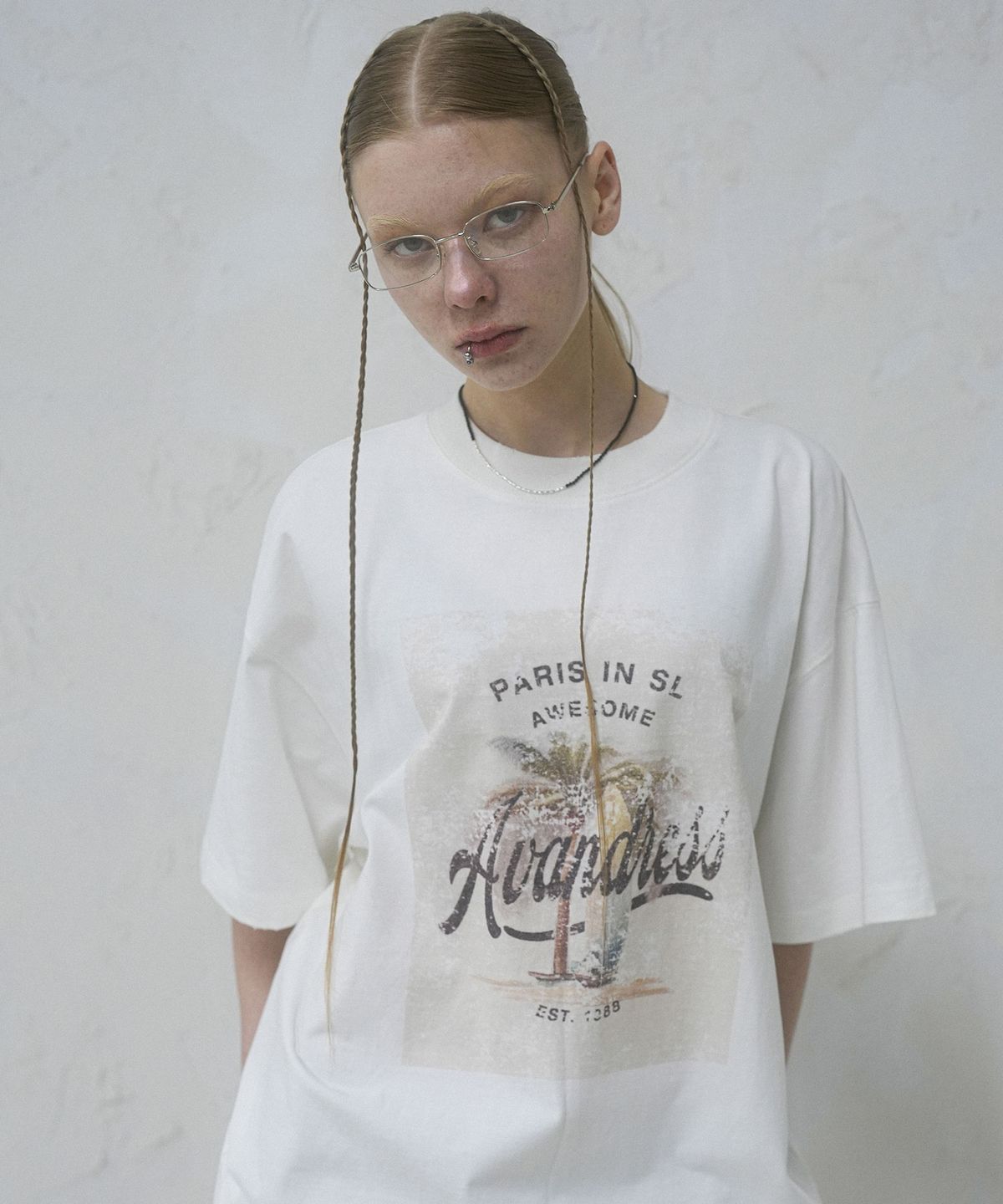 어반드레스(AVANDRESS) Palm Tree T-shirt - 2COL