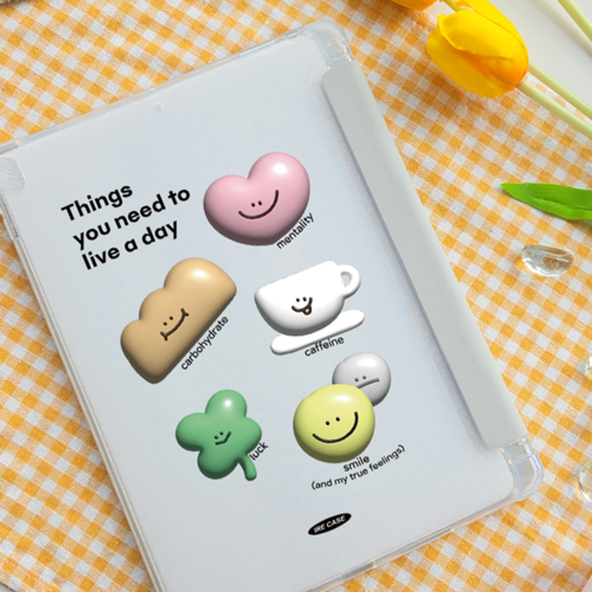 이레케이스앤굿즈(IRECASEGOODS) 리브어데이  아이패드 갤럭시탭 애플펜슬 수납가능 풀커버 케이스