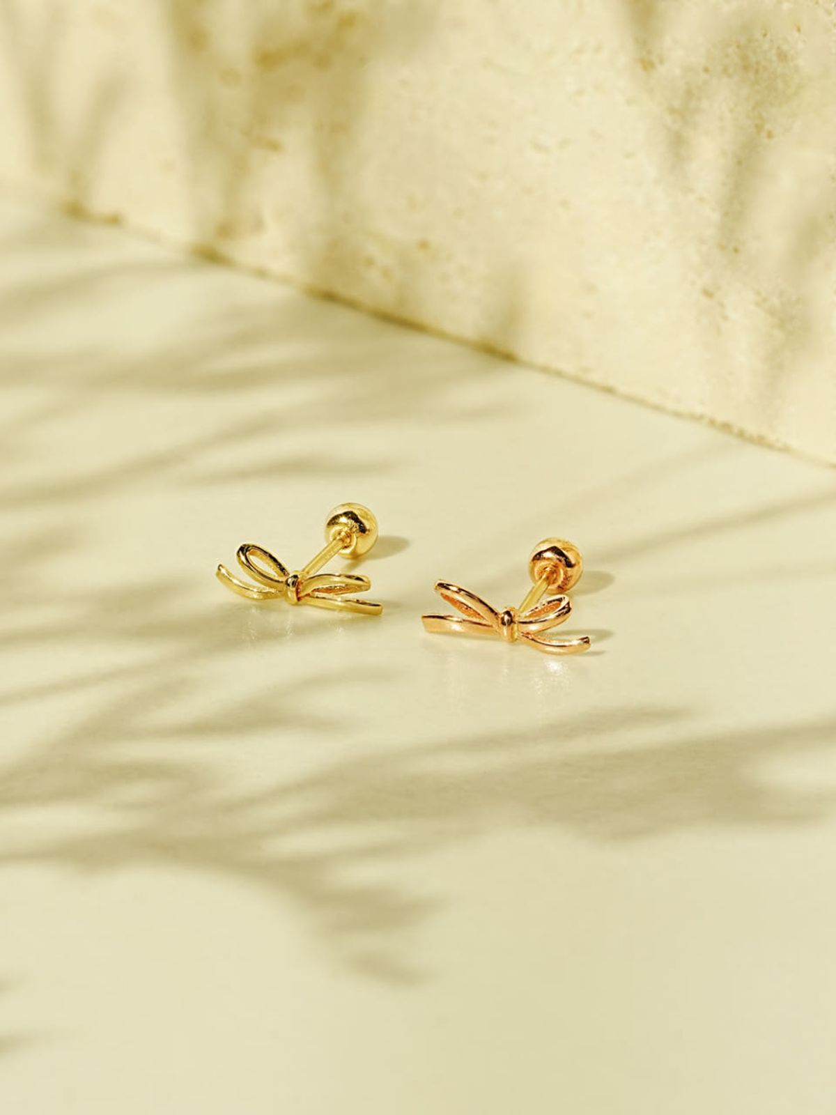미니멀피어싱(MINIMALPIERCING) 14K 엔젤 리본 피어싱 귀걸이