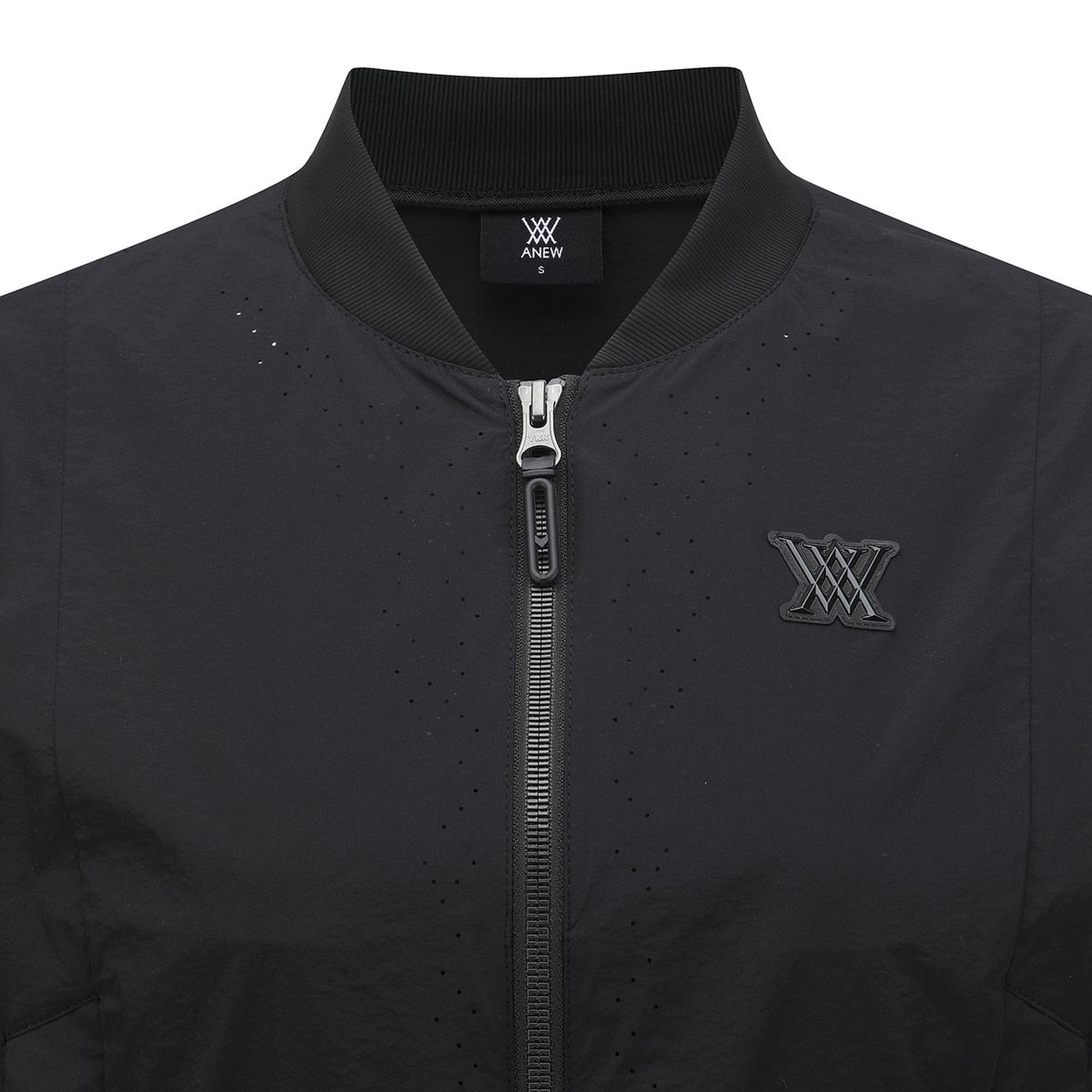 어뉴골프(ANEW GOLF) WOMEN SM BLACK FINISH MA-1 JACKET_BK